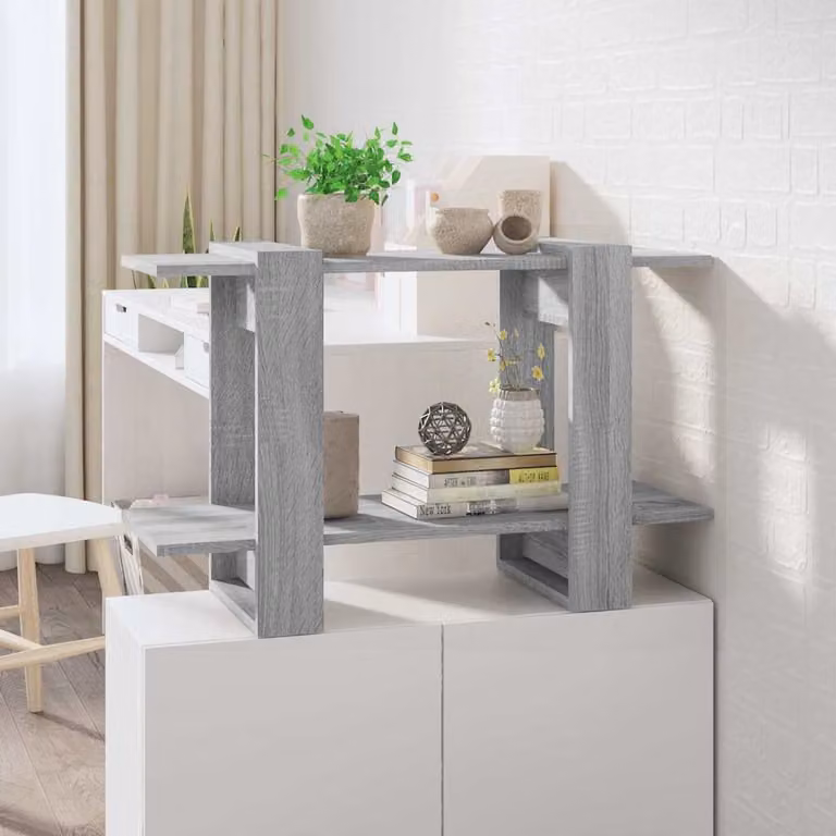 Libreria/Divisorio vidaXL Grigio Opaco L: 80 cm, P: 30 cm, H: 51 cm