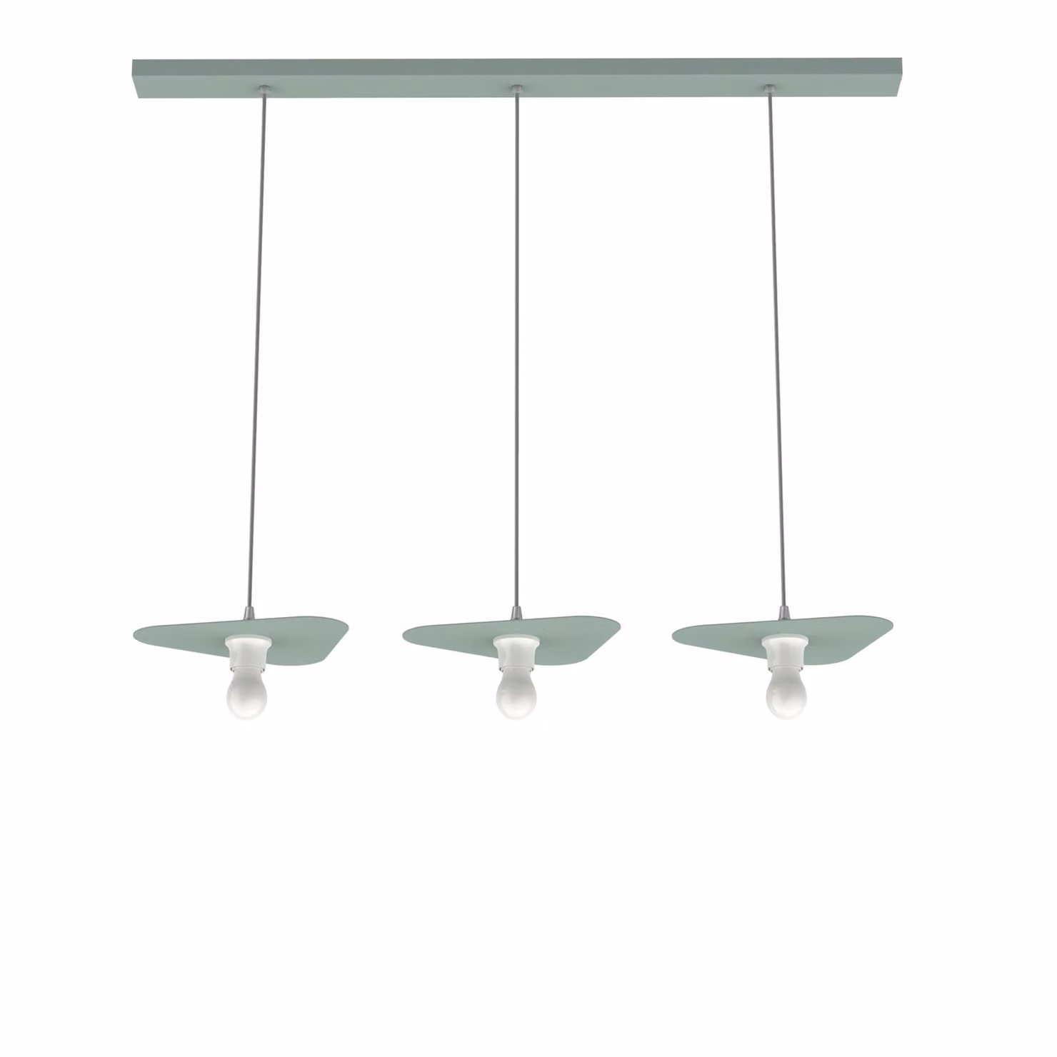 Lampada A Sospensione Cloud Lineare A 3 Luci, Monocolore Opaca