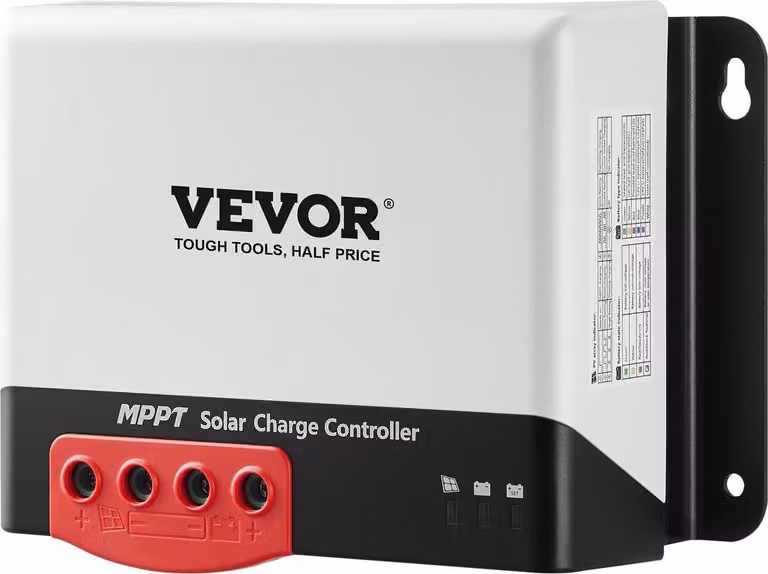 Regolatore di carica solare MPPT da 50 A, ingresso CC automatico da 12 V / 24 V, caricatore regolatore per pannelli solari con modulo Bluetooth, efficienza di carica del 98% per batterie sigillate (AGM), gel, ad acido libero e al litio