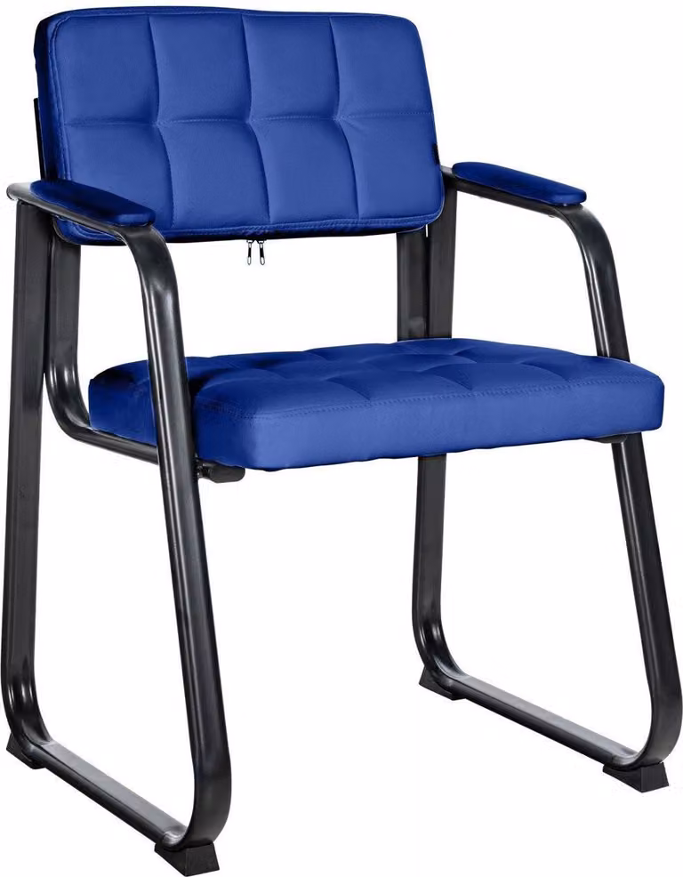 Sedia da pranzo - sedia per ospiti - lussuosamente imbottita, design molto confortevole