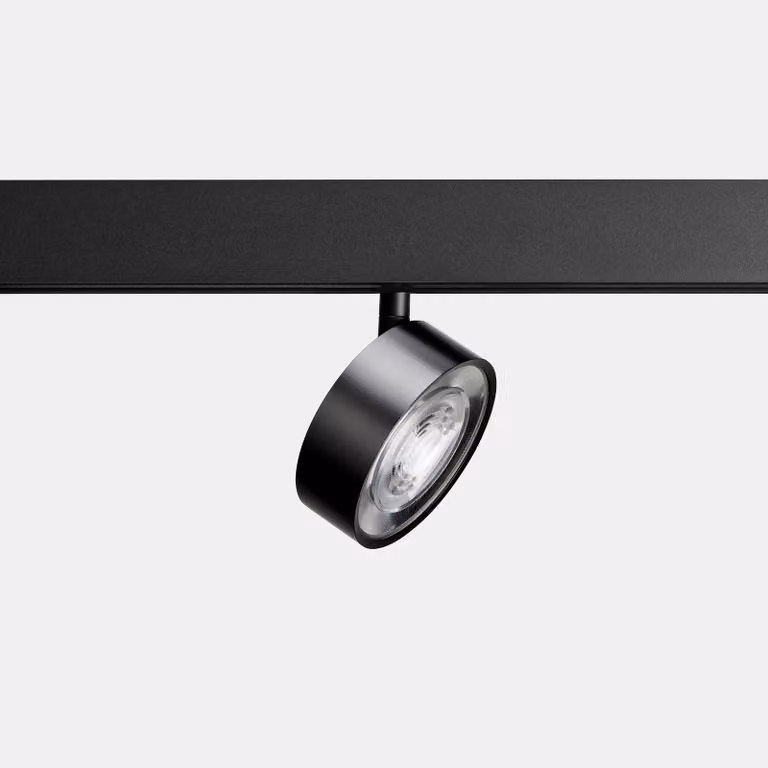 LedsC4, lampada a LED a bassa tensione per interni ed esterni, con elevata efficienza energetica, design moderno, temperatura di colore regolabile da 2700K a 4000K, colore nero, vetro trasparente, diametro 95mm, facile da installare
