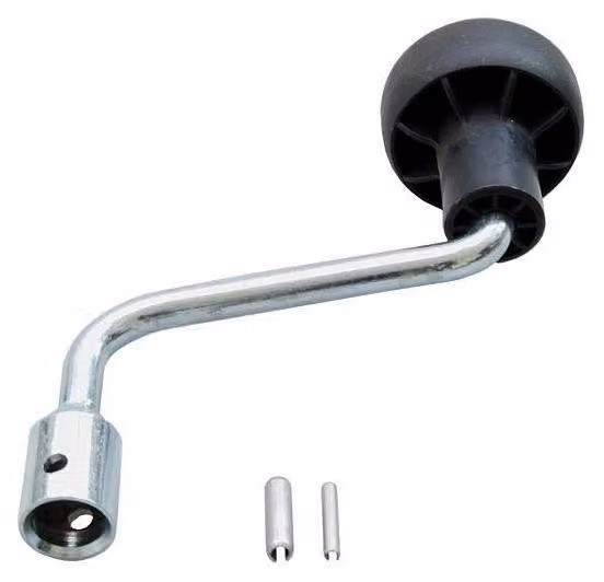 Manovella, diametro 17 mm, versione corta, compatibile con i modelli 40104/40135/40138