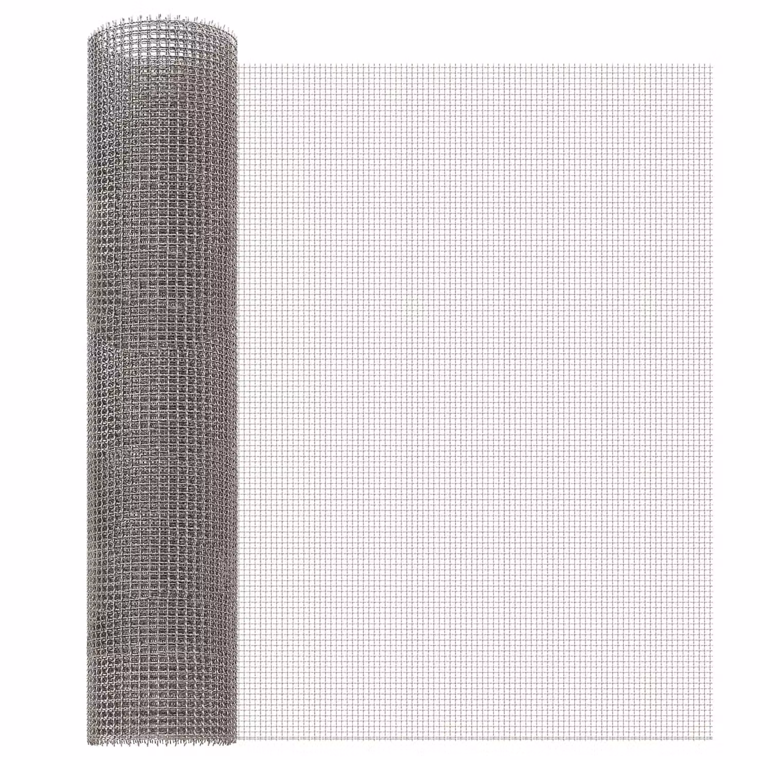 Rete per schermatura vidaXL in acciaio inossidabile Argento L: 1000 cm, H: 60 cm