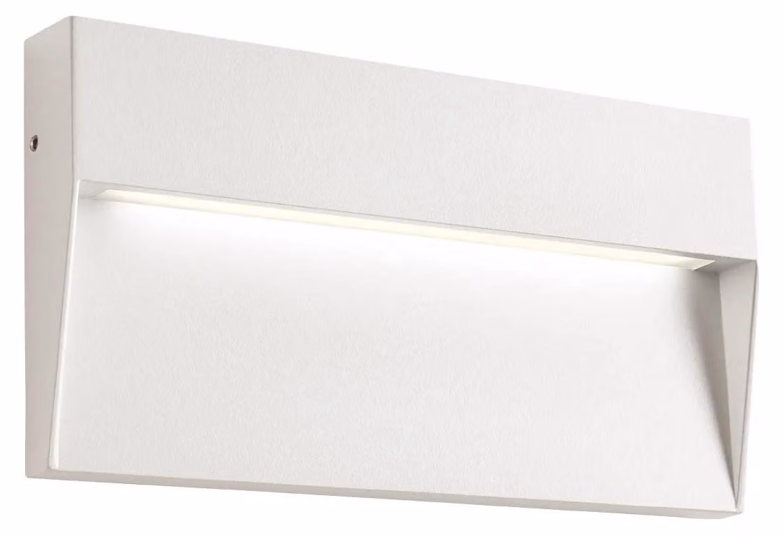 Lampada da esterno LANDER AP LED SMD 6W IP54, quadrata – Larghezza 21, altezza 10,8 cm – bianca, 2700K