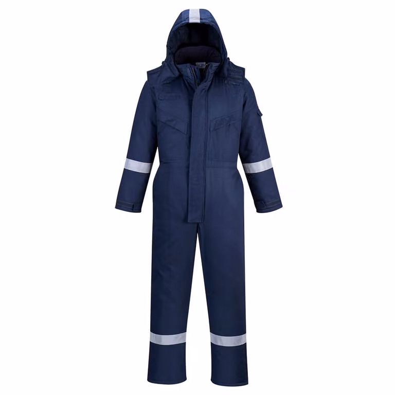 Portwest FR53 FR Tuta invernale antistatica ignifuga Navy Taglia XXL