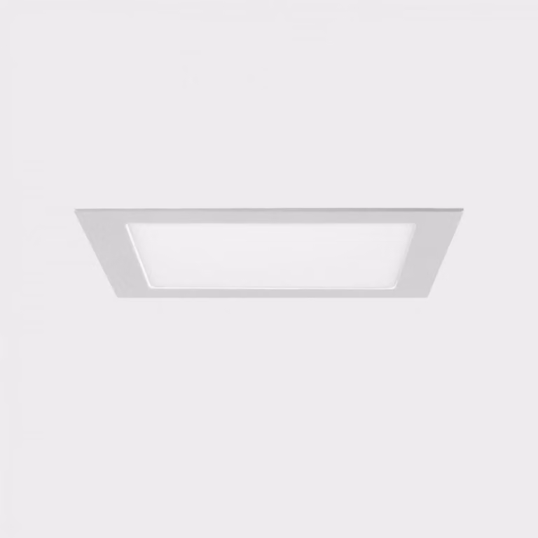 KOHL LIGHTING KOHL-Lighting DISC SQ apparecchio da incasso con cornice 300X300 mm bianco 24 W CRI 80 3000K PUSH