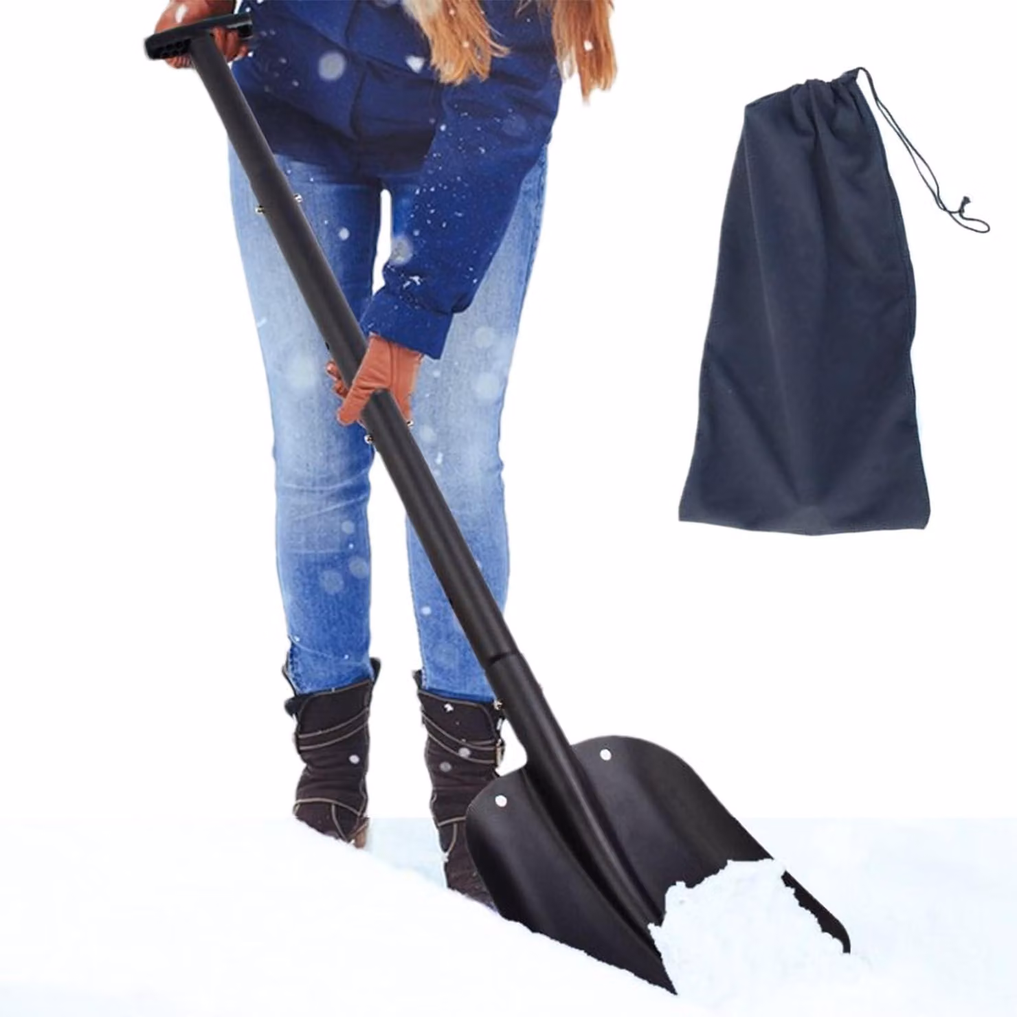 Pala neve telescopica per una rimozione efficiente della neve
