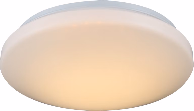 Globo Ufo I, plafoniera in plastica bianca, 1xLED; 41642