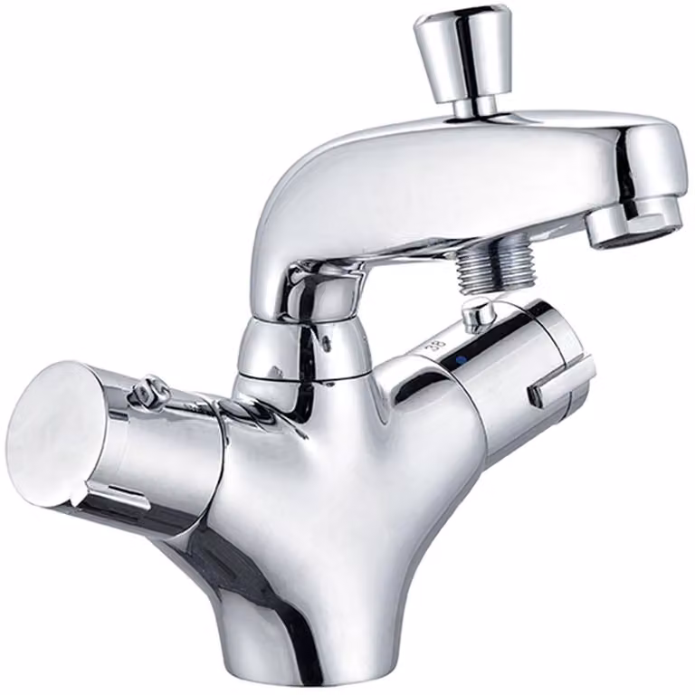 ROUSSEAU Volga 2 thermostatic bath and shower mixer - Single hole