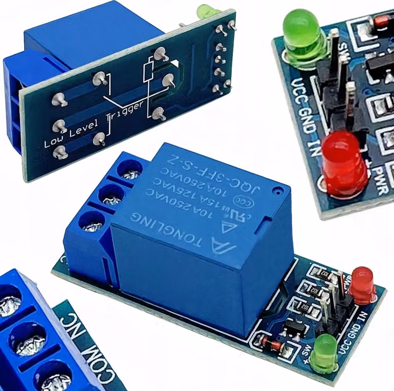 Modulo relè a 1 canale Rosfix 5V - optoisolato, 10A, compatibile con Arduino