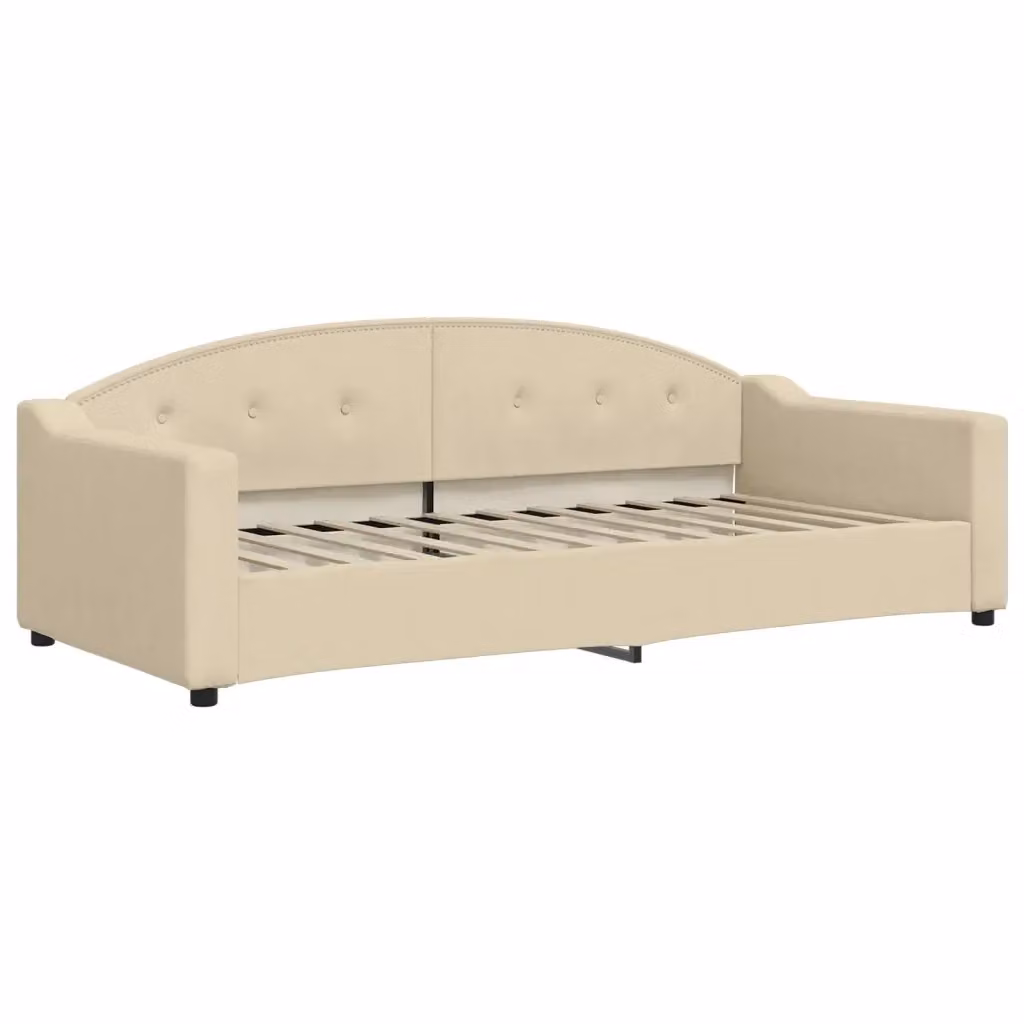 Letto da giorno beige con struttura imbottita vidaXL – 2