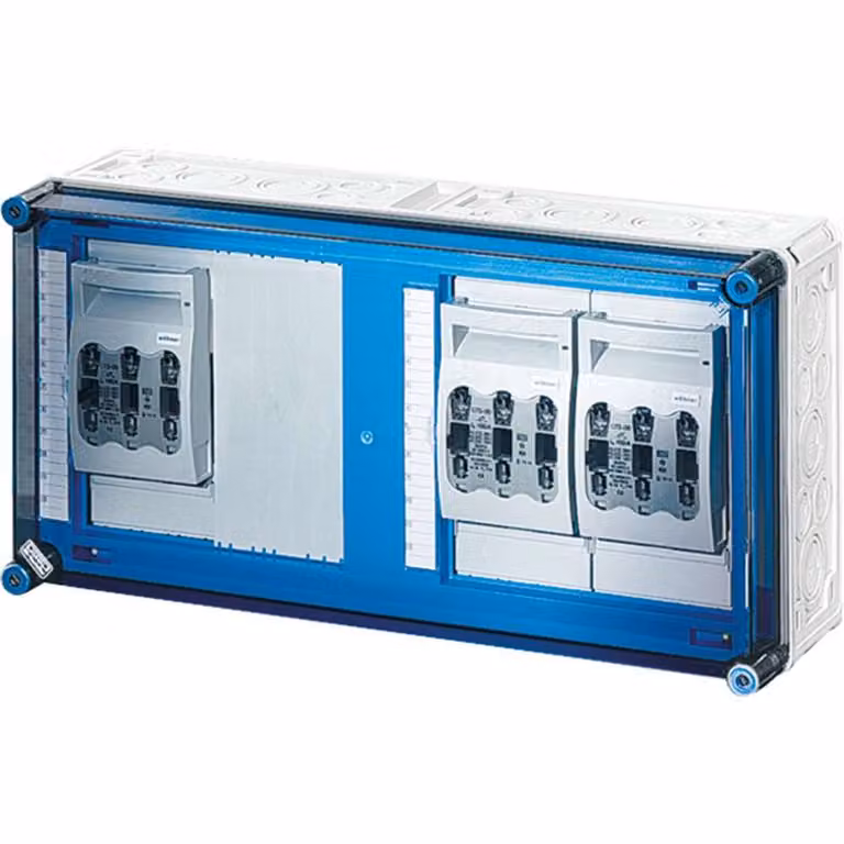 Alloggiamento fusibili Hensel 3x NH00 Mi 6436