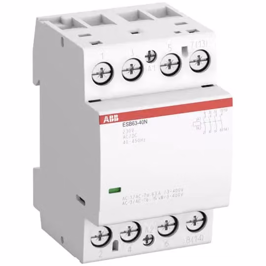 ESB63-31N-06, Contattore, Bianco, IP20, CA/CC, 54 mm, 65 mm