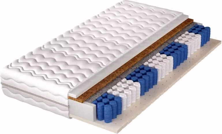 Materasso a molle insacchettate con schiuma PUR AIRA, 140 x 200