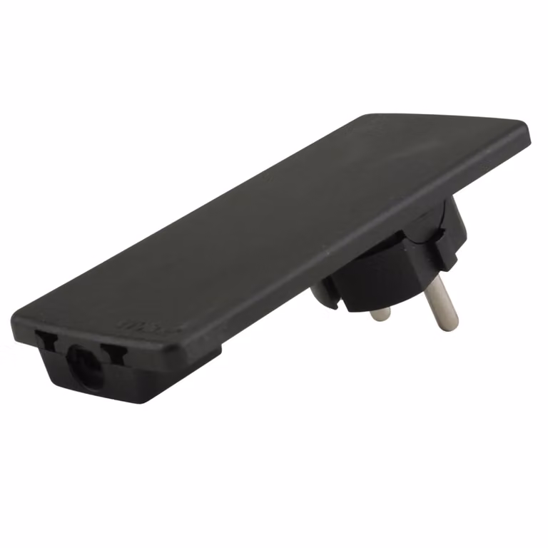 Schulte EVOline Plug tappo piatto nero