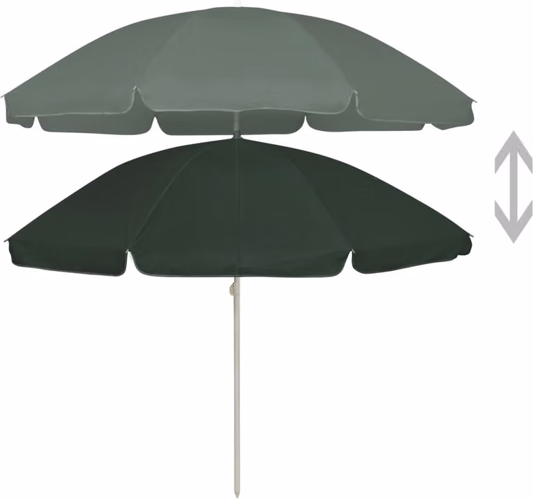 Ombrellone da Spiaggia Verde 240 cm