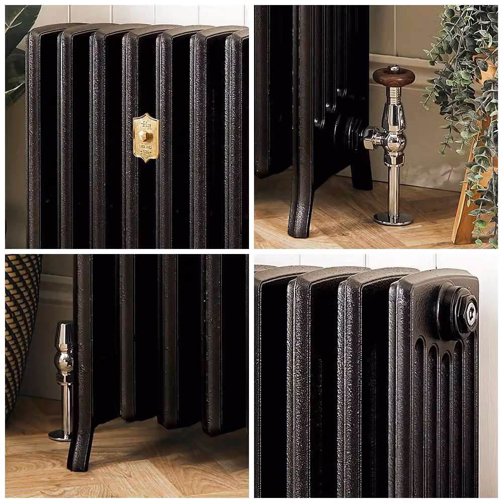 Radiatore Tradizionale in Ghisa - Grafite Antico - 660mm x 271mm
