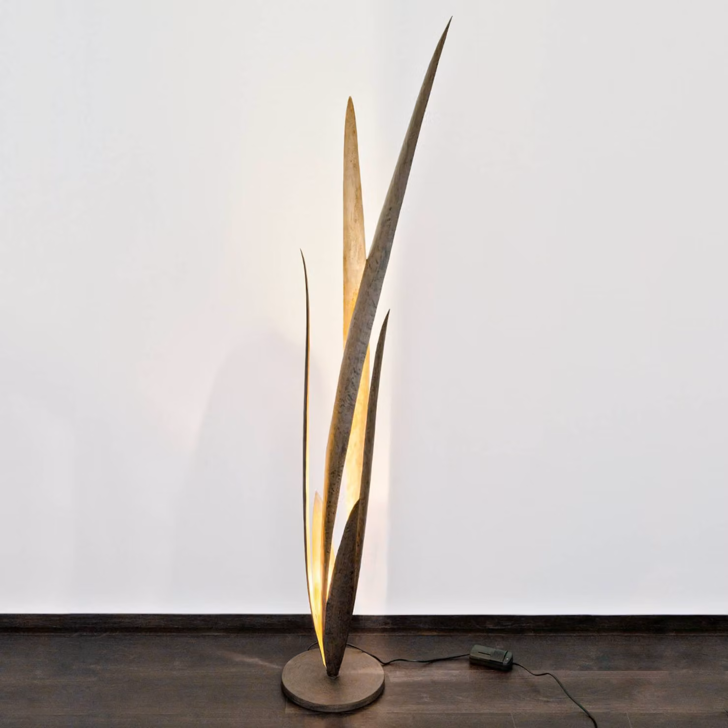 Holländer Lampada da terra di design Palustre, Marrone / Ruggine, Soggiorno / Sala da pranzo, Metallo, Design, Lampada da terra