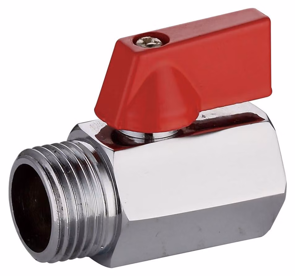 Mini valvola a sfera M-f 1/2, controllo rapido e compatta - Verhal