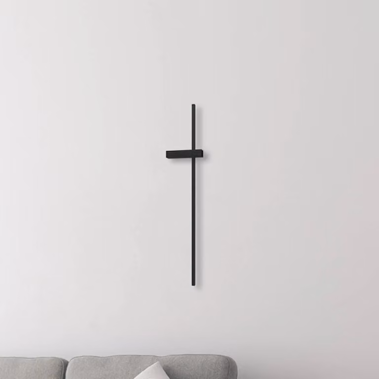 Applique da parete a LED Vision Milagro Lighting, Nero, Soggiorno / Sala da pranzo, Metallo, Moderno, Applique a LED
