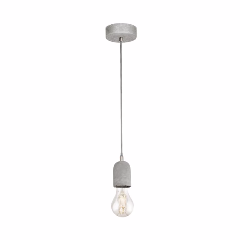 EGLO Lampada a sospensione Silvares 1 Lampada Grigio