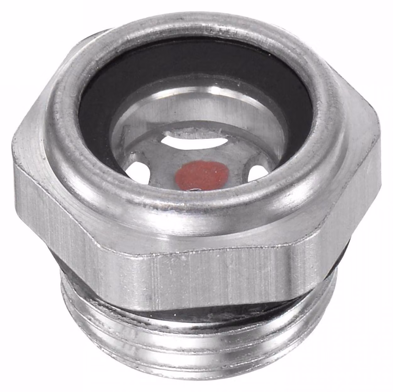Indicatore del livello dell'olio per compressore d'aria - M18x1,5 mm - Alluminio - Accessorio per compressore