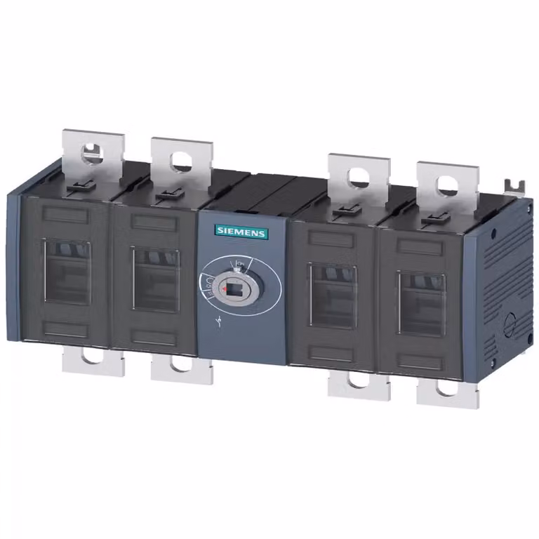 Interruttore sezionatore SIEMENS 500 A, 6 contatti di chiusura, 4 di apertura, 2 di apertura Siemens 3KD44400PE200