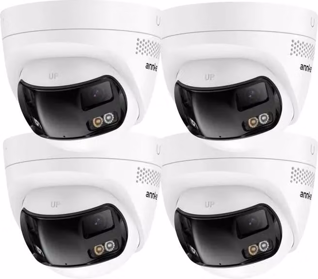 Telecamera di sorveglianza, nitidezza 6MP, angolo di visione 180°, 4PCS 51HD