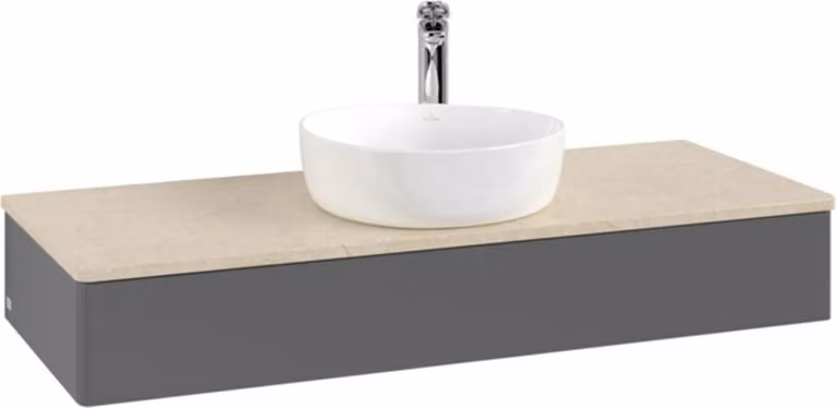 V&B Mobiletto senza struttura frontale Antao 120x19x50cm, HL, WBP botti., A m Lac