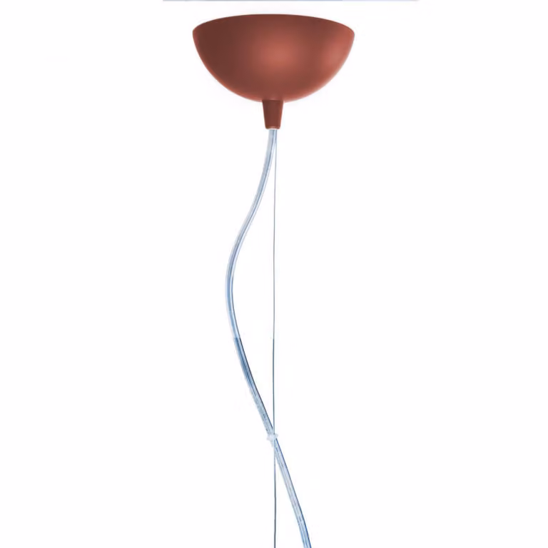 Kartell Lampada a sospensione Kabuki, Rosso, Soggiorno / Sala da pranzo, Plastica, Design, Lampada a sospensione