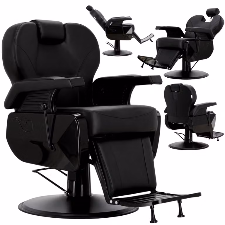 Poltrona da barbiere Richard idraulica professionale per barber shop Barberking