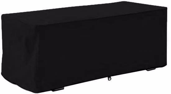 Copertura protettiva per mobili da giardino - Impermeabile e resistente ai raggi UV - Dimensioni: 123x62x55 cm - Colore: nero