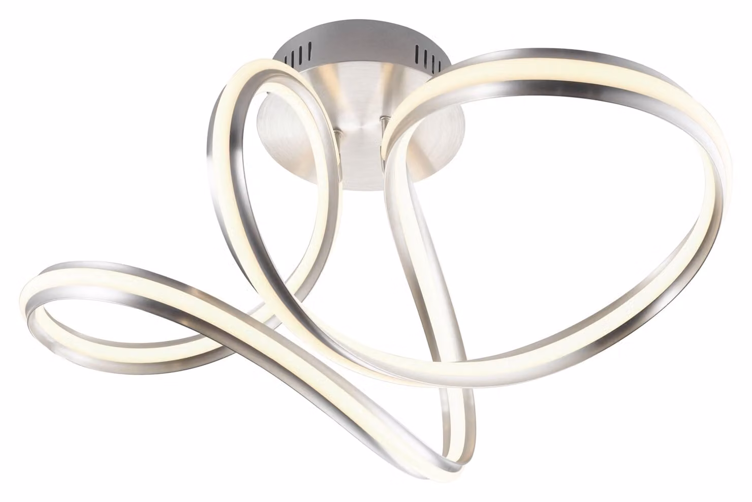 casa NOVA plafoniera ENNI LWH 68x32x48 cm plafoniera argento