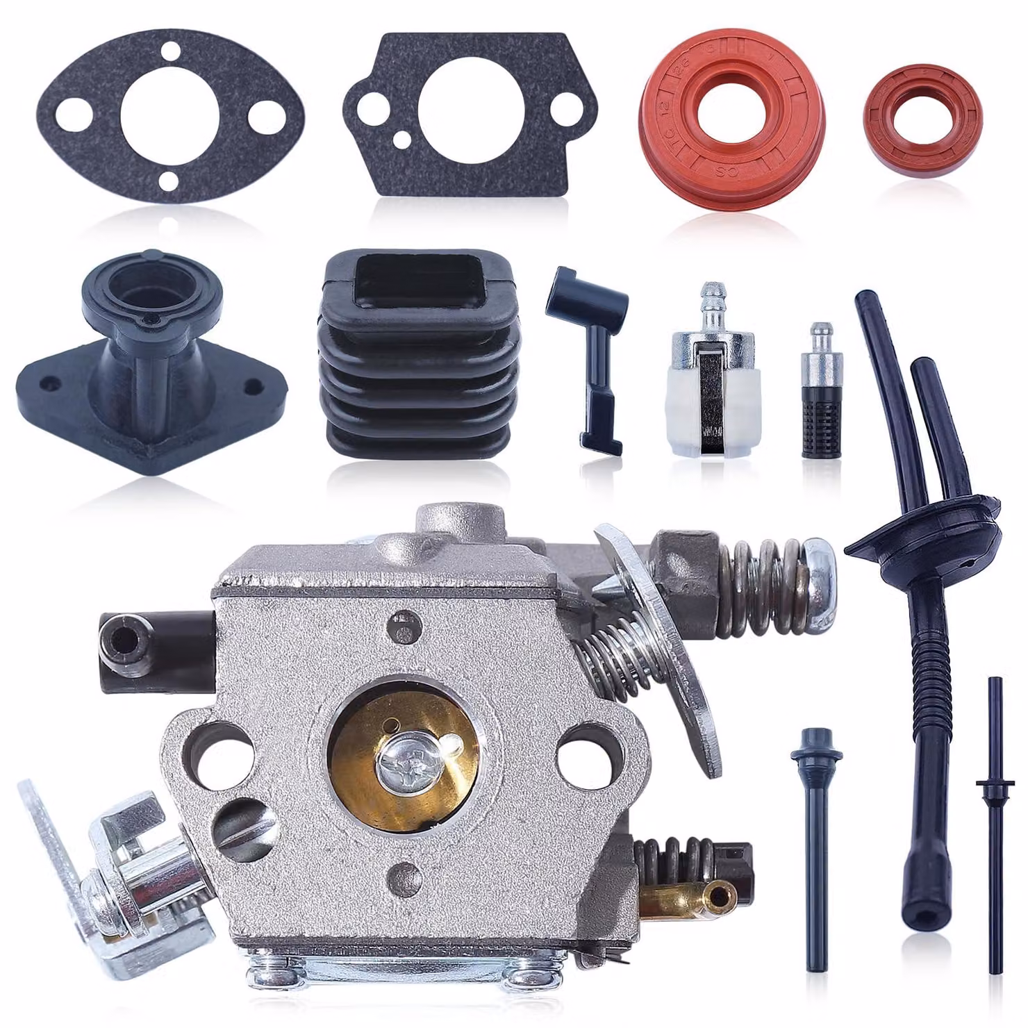 Solidchoice - Kit carburatore per motosega cinese 2500, 25cc