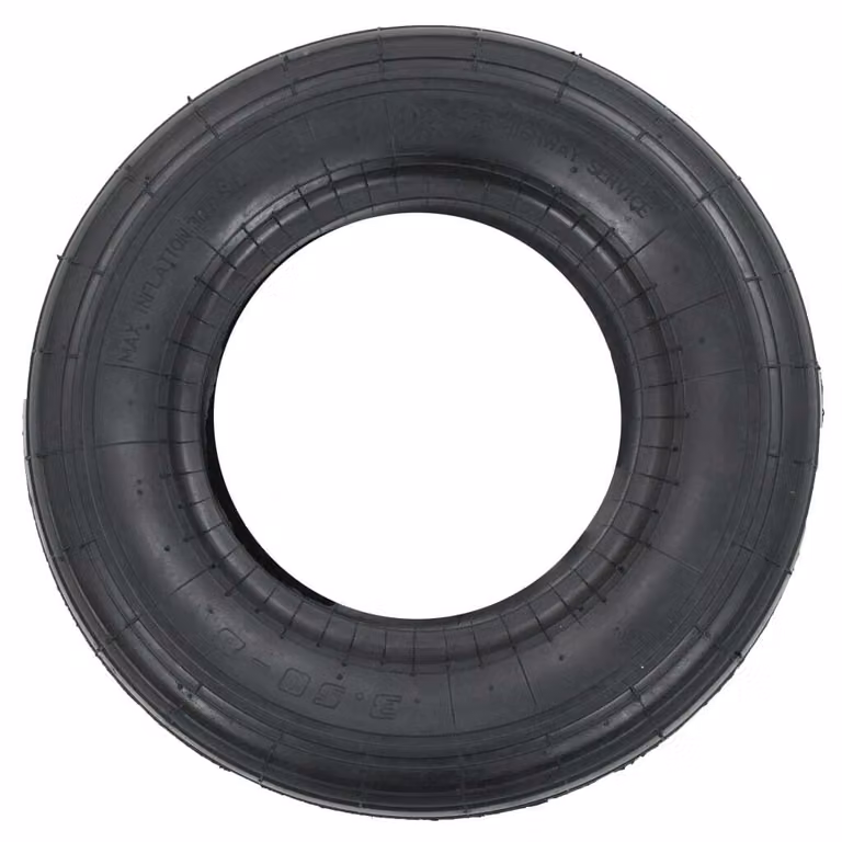 Ruota per Carriola 3,50-8 4PR Gomma