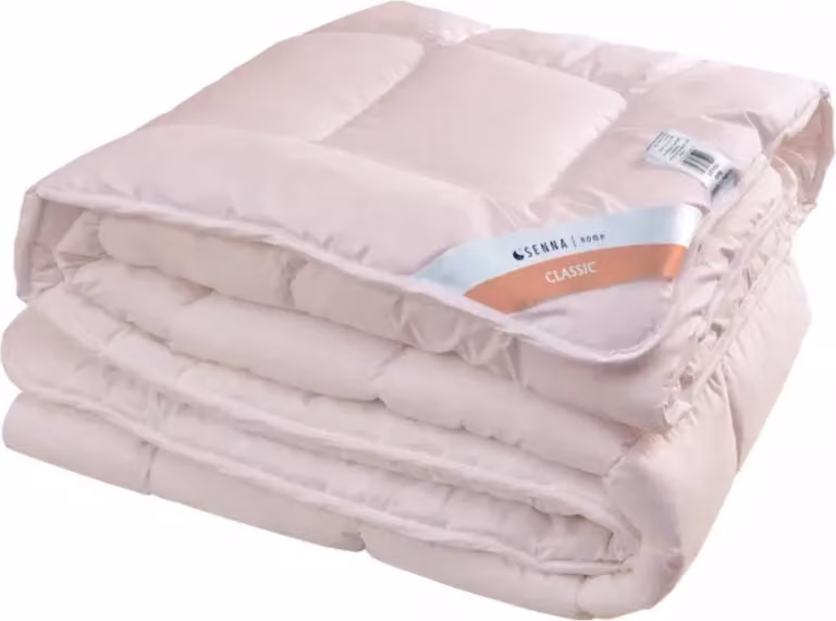 Piumino, piumino per tutte le stagioni 200x220 CLASSIC Senna Home anallergico, cotone, poliestere, rosa