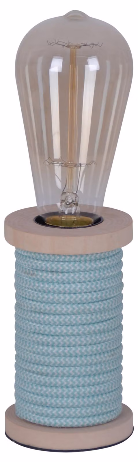 Lampada da tavolo Max E27 Ø7,5 cm turchese