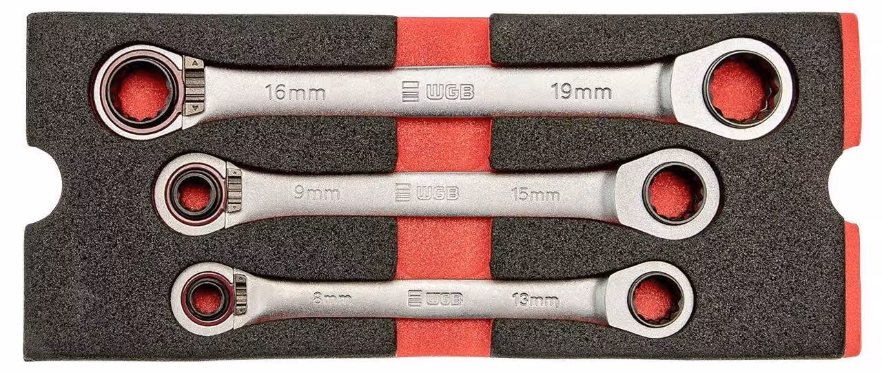 Set di chiavi a doppia testa regolabili 4-in-1 per applicazioni meccaniche