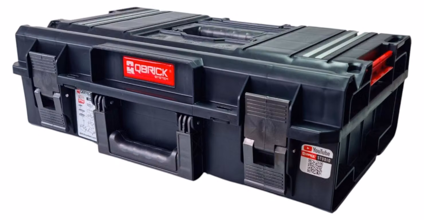 Qbrick System ONE 200 1.0 Valigetta portautensili tecnica Organizer modulare 585 x 385 x 190 mm 15,4 l impilabile IP66 - versione precedente