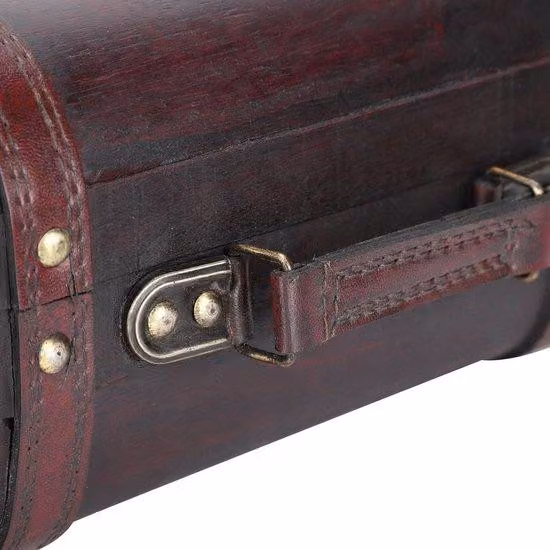 Cassapanca in legno - Eleganza senza tempo e praticità - Pezzo unico - Marrone - Design in legno
