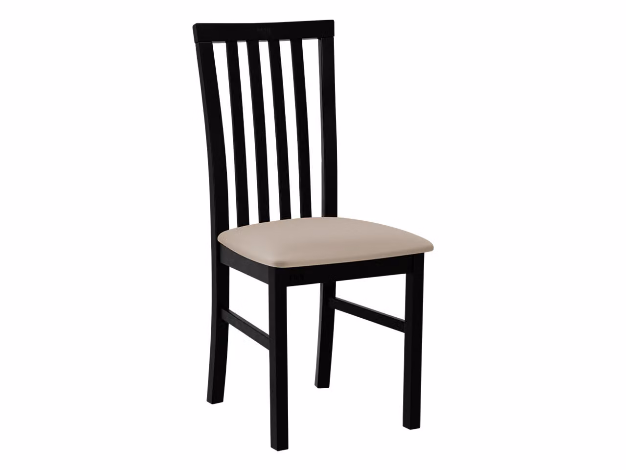 Sedia per tavolo da pranzo FRATONIA 1 - nero / beige