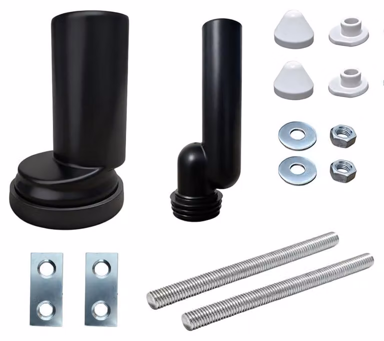 Solidchoice - Kit di collegamento per WC sospesi