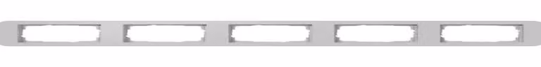 Cornice di copertura Gira 5f Gira E1 Grigio m 0215154