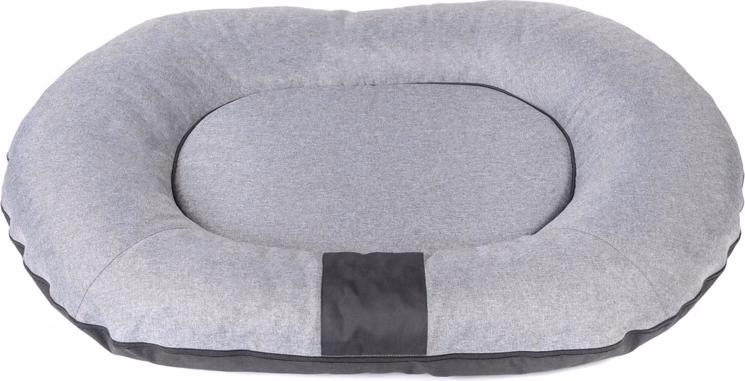 Letto per cani Ponton "Comfort" - 100x80 cm - ovale, antigraffio e idrorepellente | Zona notte per cani Divano per cani Cuscino per cani | PillowPrim