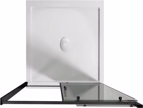 Porta Doccia 110 CM 198 CM Vetro Trasparente 8 MM Versione Destra con Easy-Clean mod. Prime Bla