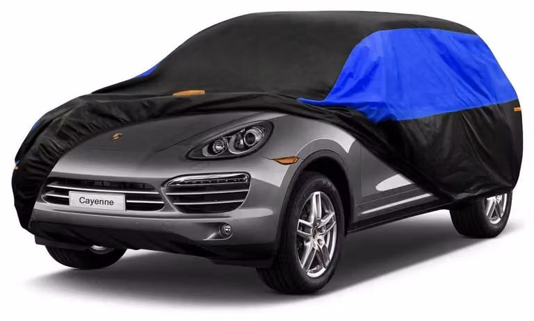 Copertura impermeabile e traspirante per auto, adatta a Porsche Cayenne (2010-2024), disponibile nei colori nero e blu