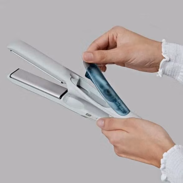 Remington S9001 HydraLuxe Pro Piastra per Capelli a Vapore con 5 Temperature fino a 230°C e Spegnimento Automatico, Bianco – 2