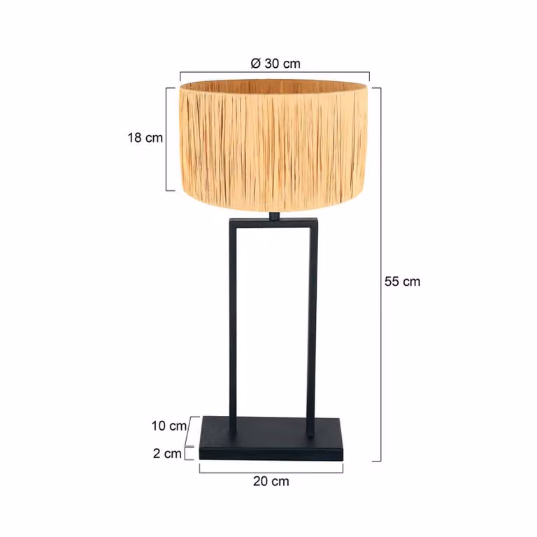 Steinhauer Lampada da tavolo Stang, Nero, Soggiorno / Sala da pranzo, Metallo, Lampada da tavolo