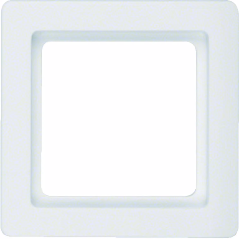Cornice Berker, singola, Q.1, bianco polare, velluto, 1 pz.
