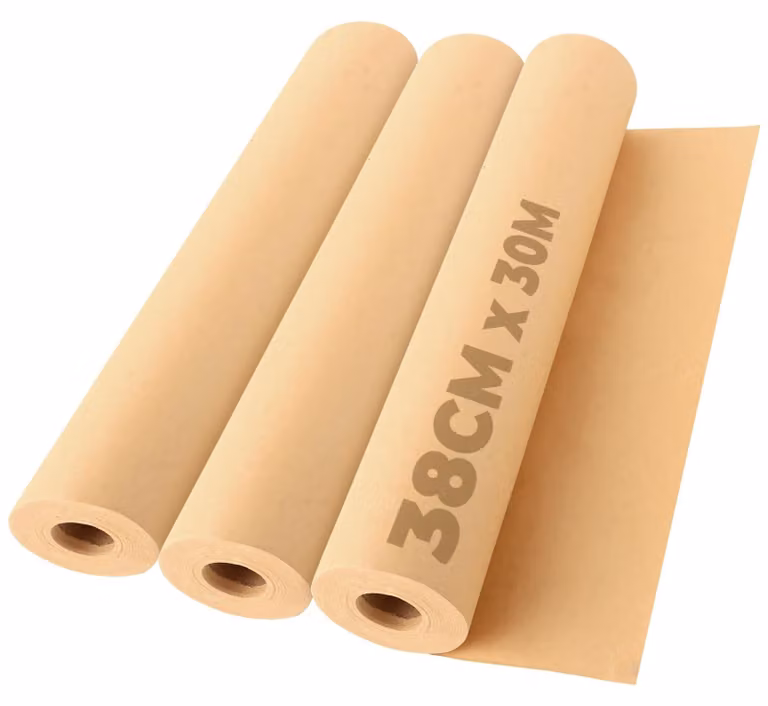 Rotolo di carta kraft, 3 pezzi, 65 g/m², 38 cm x 30 m